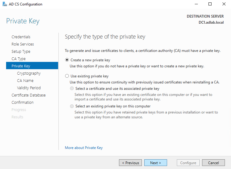How to install certificate authority ca server and create certificates