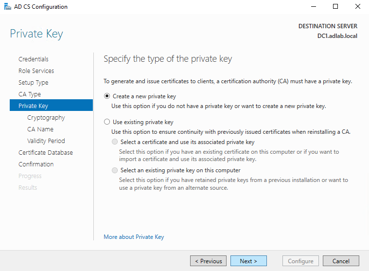 How to install Certificate Authority (CA) server and create certificates