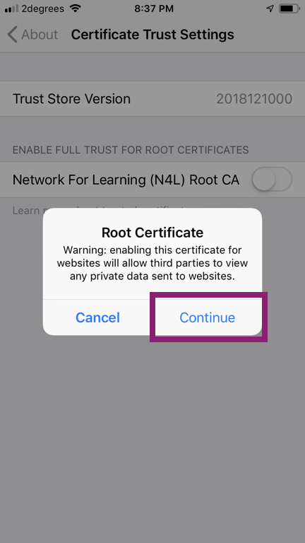 Installing An Ssl Certificate On An Ios Device Manually