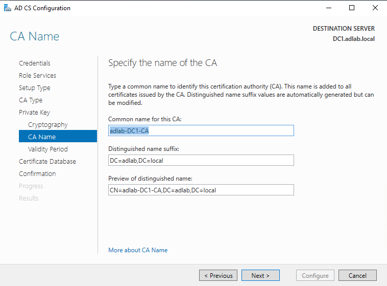 How to install Certificate Authority (CA) server and create certificates