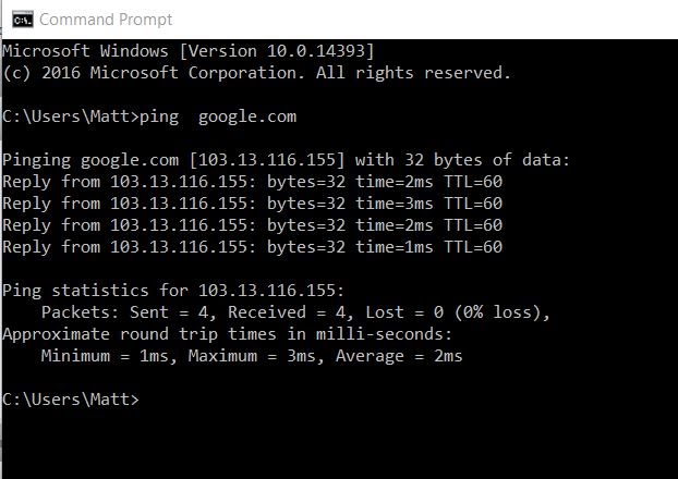How to use Ping